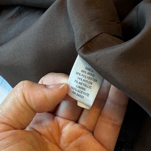 Banana Republic Wool Blend Metallic Pencil Sheath Work Dress (size 4) - Picture 8 of 11